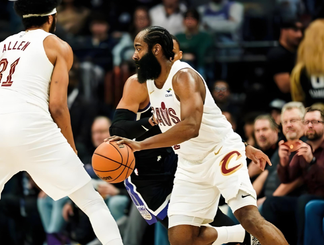 哈登续约前景与米切尔未来绑定 骑士季后赛命运